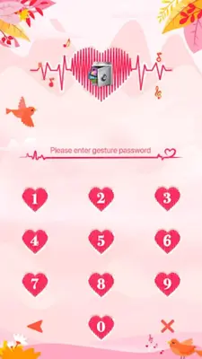 AppLock Theme Heartbeat android App screenshot 0